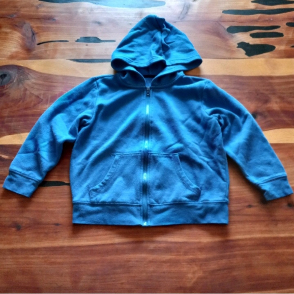 Okie Dokie Boys Blue Zip Up Dino Hoodie Size 5T